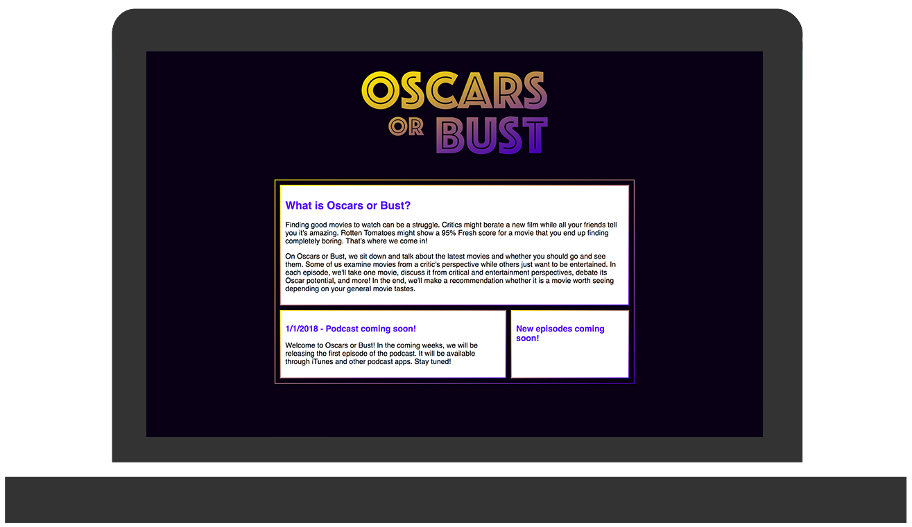 Oscars or Bust screenshot